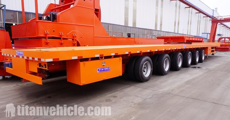 62m Extendable Trailer will be sent to Vietnam Danang