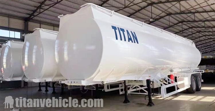 40000 Liters Petroleum Tanker Trailer with Bogie Suspension