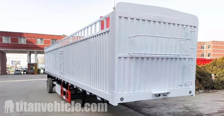 60 Ton Fence Cargo Semi Trailer will be sent to Namibia Luderitz