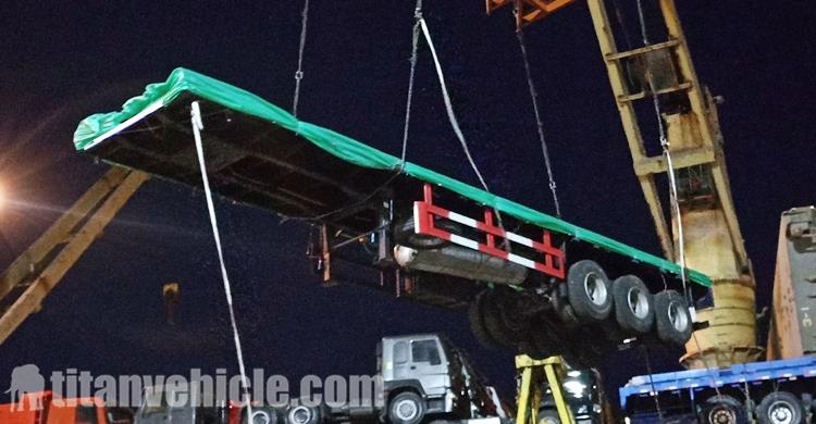 60 Ton Fence Cargo Semi Trailer will be sent to Namibia Luderitz