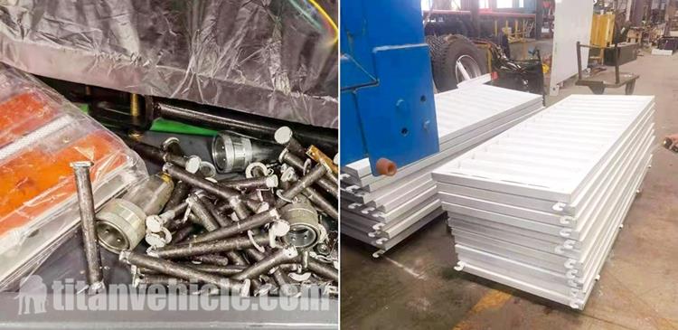 Tri Axle Side Wall Semi Trailer will be sent to Mauritius