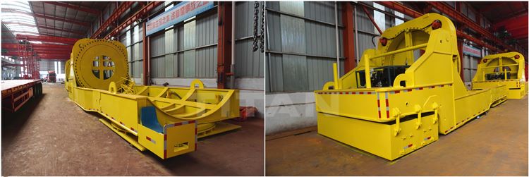 6 Axle Wind Blade Trailer Feedback from Vietnam Customer