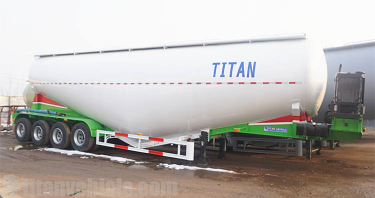 4 Axle Cement Tanker Trailer will be finished and packaged