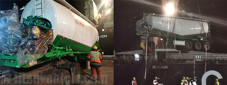 4 Axle Cement Tanker Trailer will be finished and sent to Tanzania