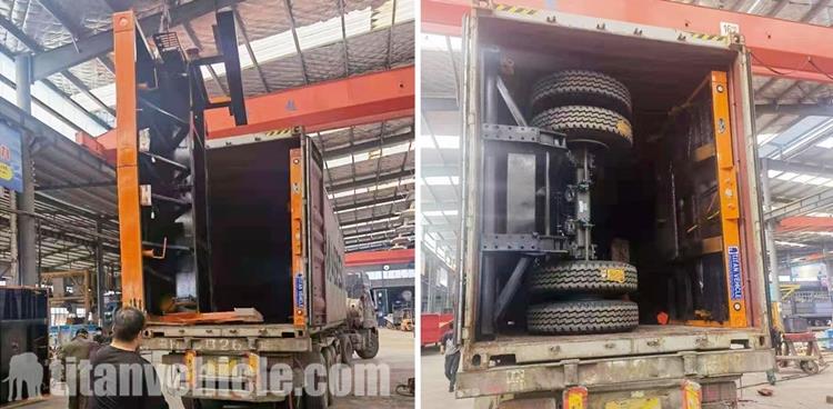 Package of 3 Axle 20/40 Foot Flatbed Trailer