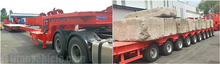 120 Ton Telescopic Trailer for Sale