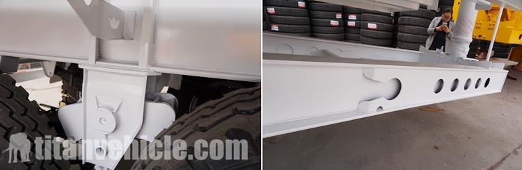 Details 2 Axle Dump Semi Trailer for Sale