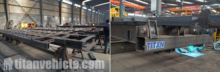 Product Process of 40 Ton Dump Semi Trailer for Sale