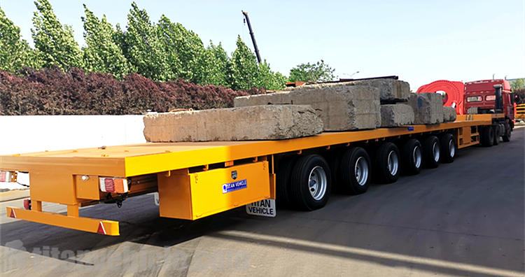 6 Axle 62 Meters Trailer will be Sent to Vietnam