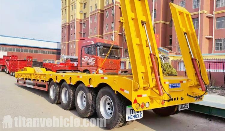 Heavy Haul 100T Excavator Trailer for Sale in Guyana