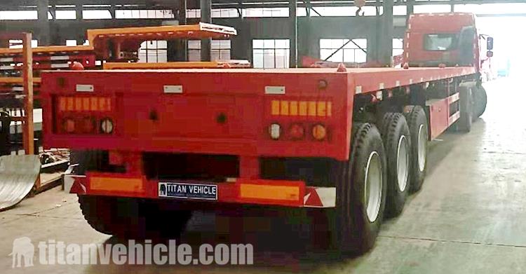 Tri Axle Flatbed Trailer for Sale in Chile Valpara&iacute;so
