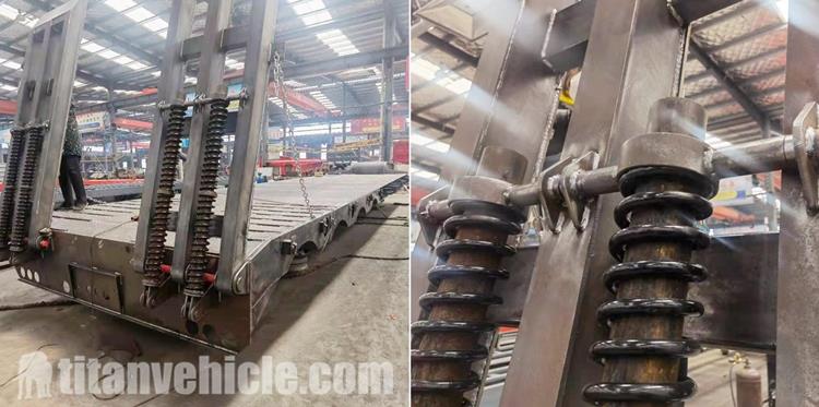 80 Ton Lowbed Semi Trailer for Sale In Chile Valpara&iacute;so