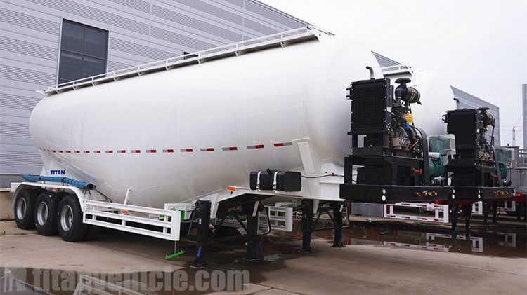 50ton Powder Tanker Trailer for Sale in Zambia
