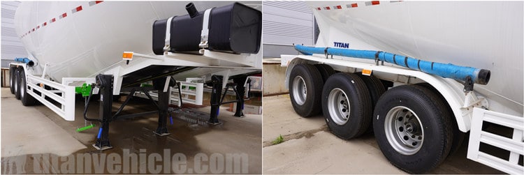 50ton Powder Tanker Trailer for Sale in Zambia