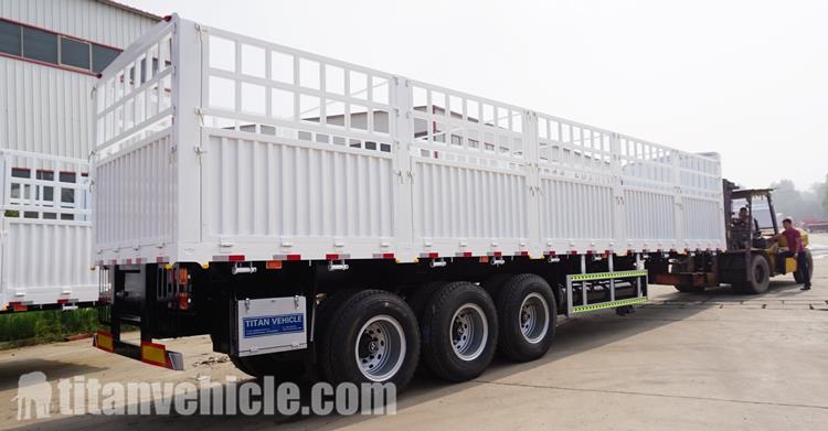 Tri Axle 60 Ton Stake Semi Trailer for Sale in Kenya Nairobi