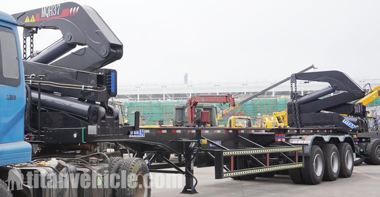 20/40Ft Container Side Loader Trailer for Sale Manufacturer