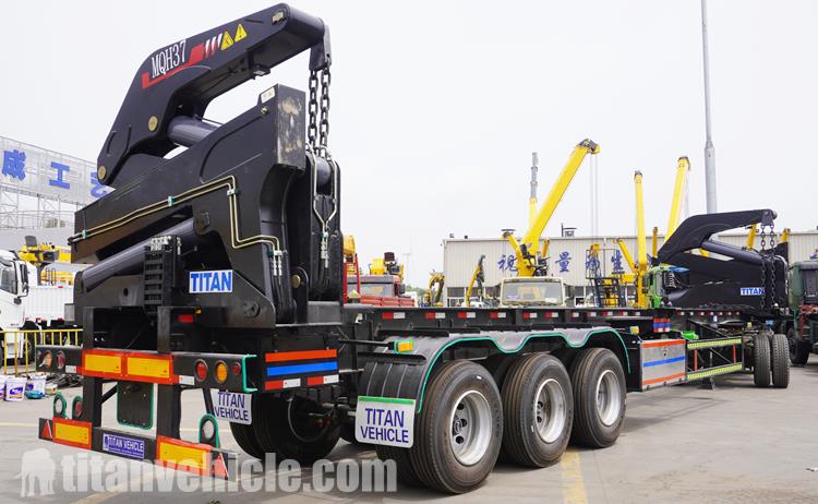 45 Ton Container Side Loader Trailer for Sale In Burkina Faso