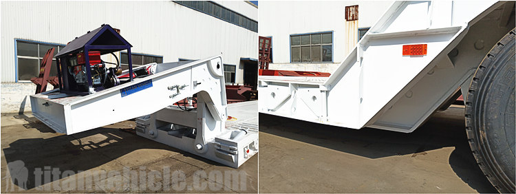 80 Ton Detachable Gooseneck Trailer will sent to Jamaica Kingston