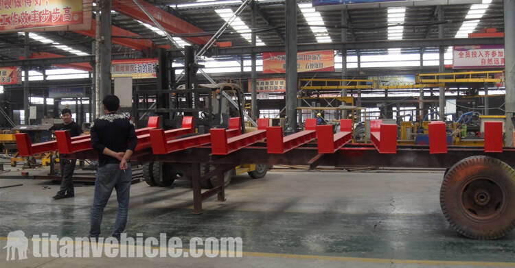 40ft Container Terminal Port Trailer will be send to Guyana 