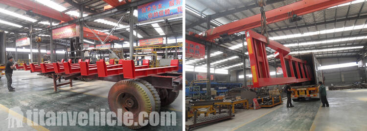 40ft Container Terminal Port Trailer will be send to Guyana 