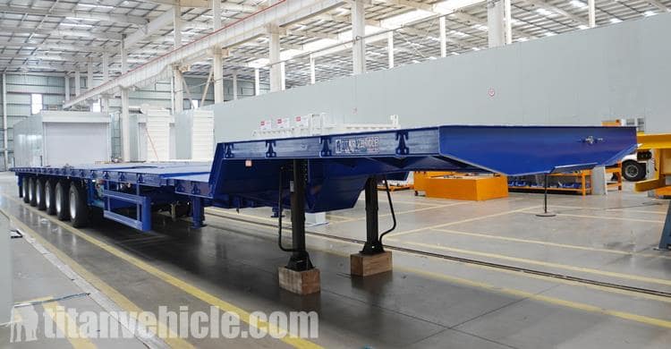 6 Axle 62M Telescopic Trailer will be sent to Mauritius