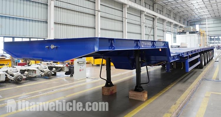 6 Axle 62M Telescopic Trailer will be sent to Mauritius