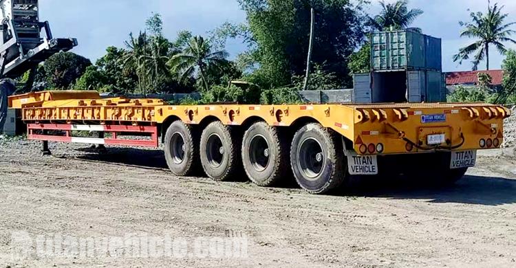4 Axle Low Loader for Sale in Dominican - TITAN Vehicle