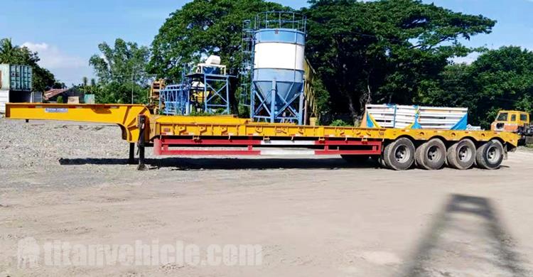 4 Axle Low Loader for Sale in Dominican - TITAN Vehicle