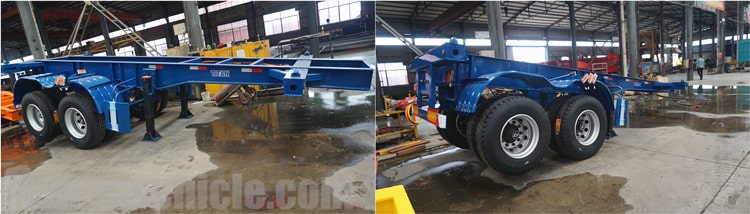 2 Axle Container Chassis Trailer for Sale in Ghana