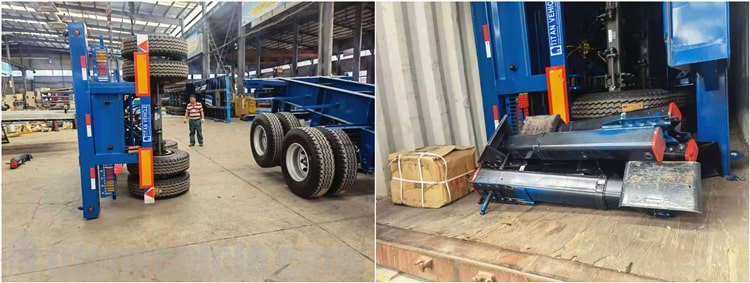 2 Axle Container Chassis Trailer for Sale in Ghana