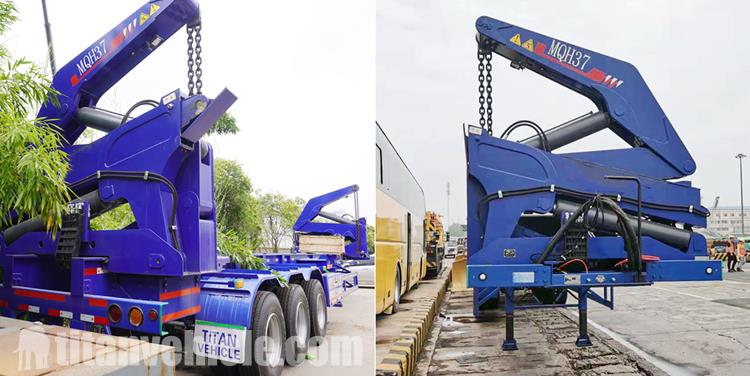 Factory Show of 37T Sidelifter Truck Trailer Manufacturer