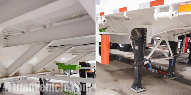 4 Axle 48 FT Flatbed Trailer for Sale Near Me in Zambia