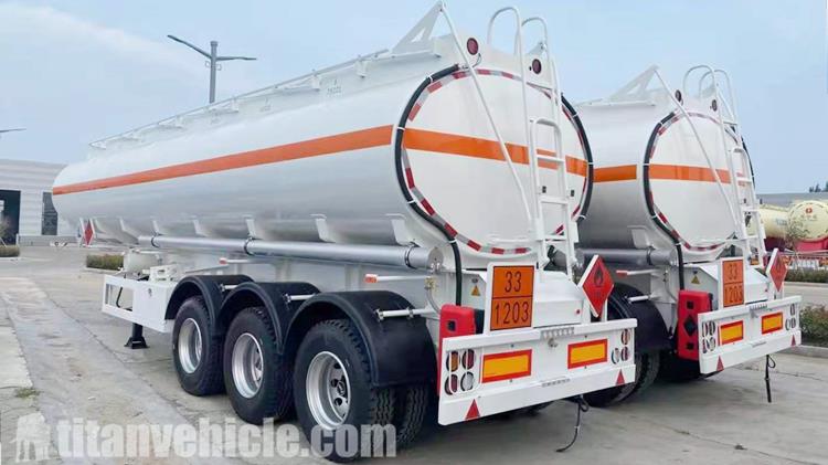 3 Axle 45CBM Petrol Tanker Trailer for Sale