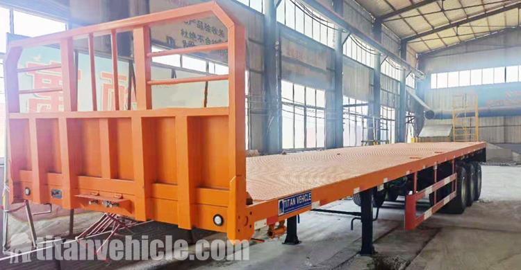 Triple Axle Flat Bed Trailer for Sale in Ghana