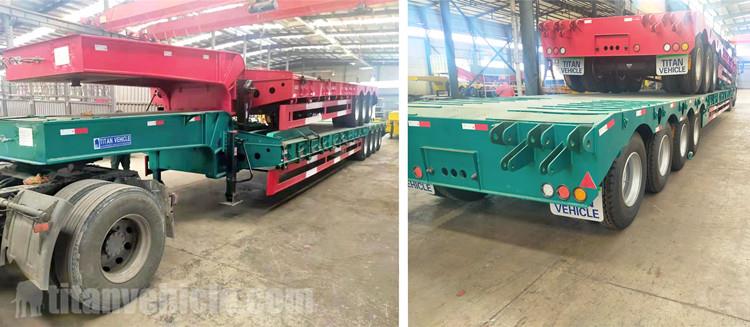 3/4 Axle Drop Deck Semi Trailer for Sale in Tanzania