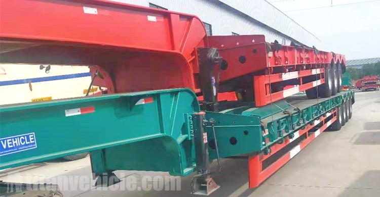 3/4 Axle Drop Deck Semi Trailer will be sent to Tanzania