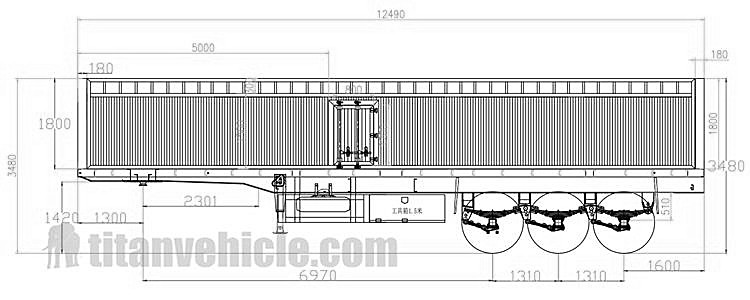 Triaxle Trailer with Stakes for Sale in Nigeria