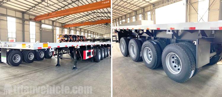 4 Axle Flatbed Tractor Trailer for Sale in Jamaica