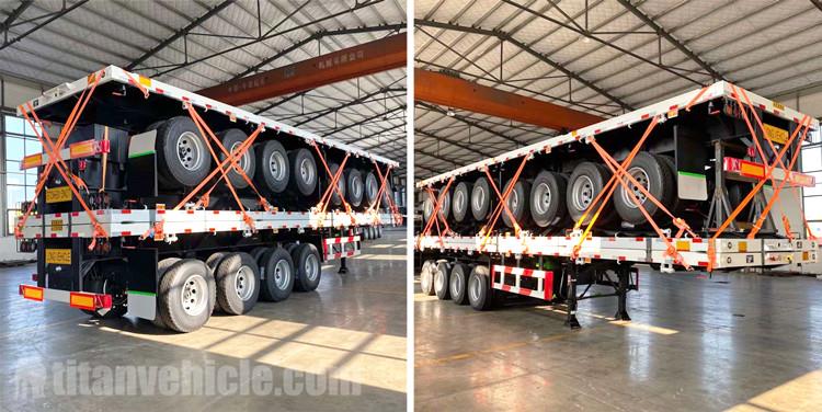 4 Axle Flatbed Tractor Trailer for Sale in Jamaica