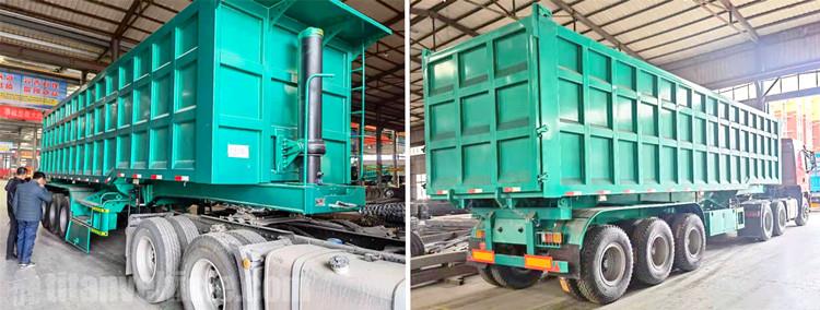 Tri Axle 80 Ton Semi Trailer Tipper for Sale in Nigeria