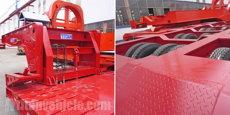 150 Ton Detachable Gooseneck Lowboy Trailer for Sale in Guinea