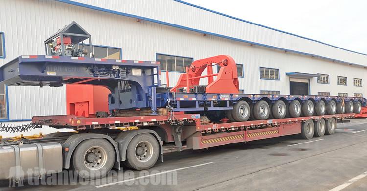 62m Extendable Trailer for Wind Turbine Blade Transportion for Sale in Vietnam