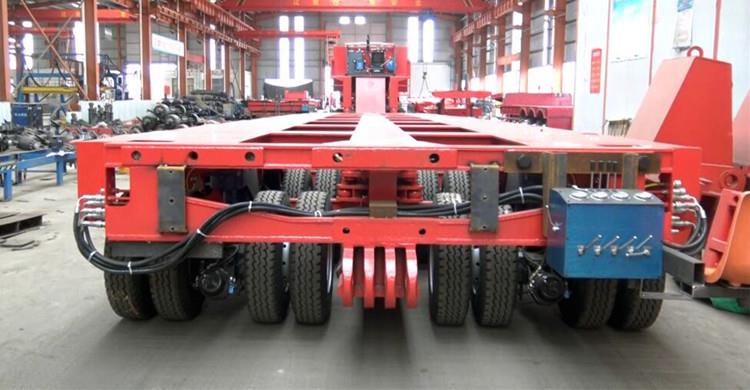 10 Axle Hydraulic Modular Trailer for Sale in Vietnam 10 Axle Hydraulic Modular Trailer will be sent to Vietnam