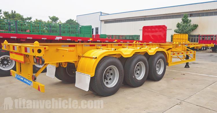 Tri Axle 40ft Skeletal Trailer Chassis for Sale in Namibia