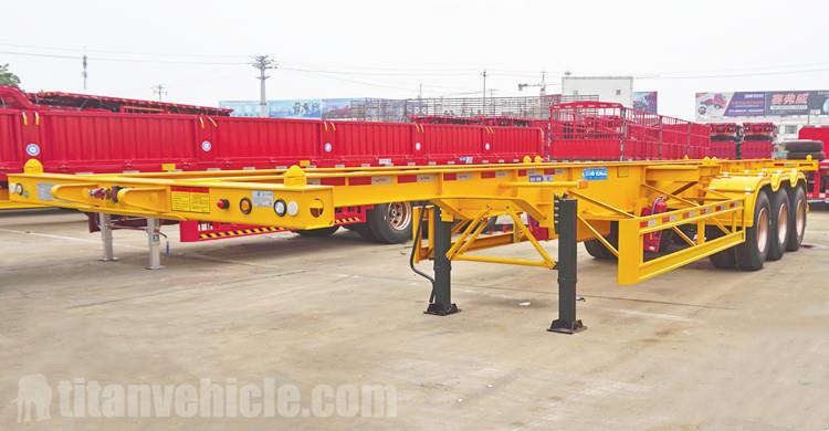 Tri Axle 40ft Skeletal Trailer Chassis for Sale in Namibia