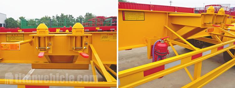 Tri Axle 40ft Skeletal Trailer Chassis will be sent to Namibia Tri Axle 40ft Skeletal Trailer Chassis for Sale in Namibia