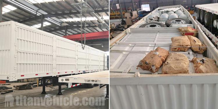 2M High Side Wall Cargo Transport Trailer for Sale in Ghana