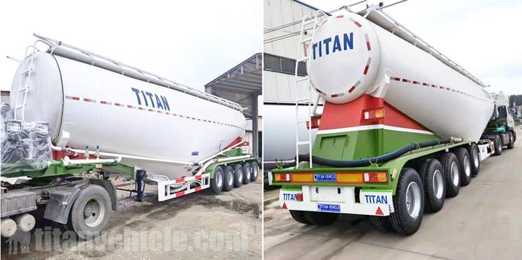 5 Axle 65cbm Bulk Cement Tanker for Sale in Nigeria
