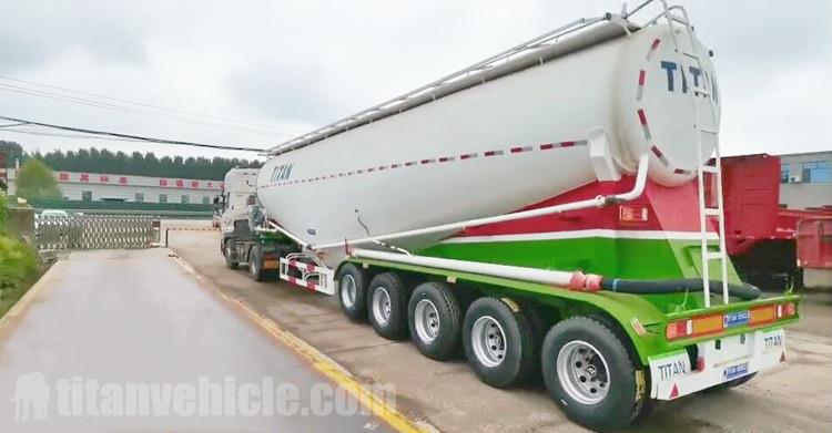5 Axle 65cbm Bulk Cement Tanker for Sale in Nigeria