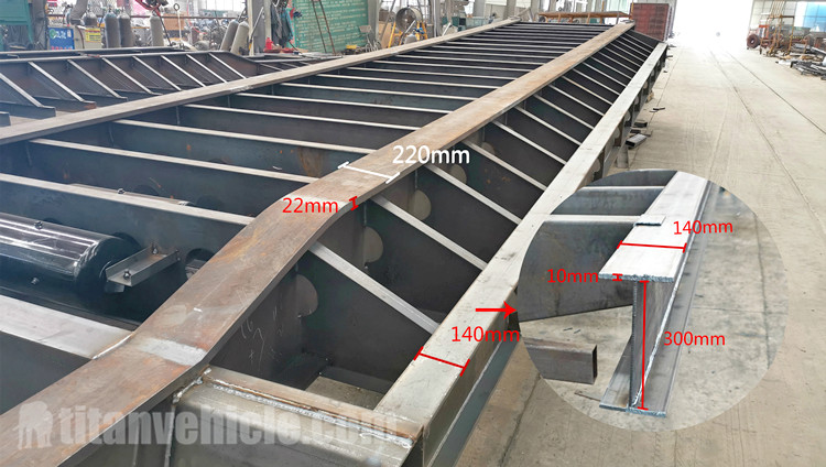 3/4 Axle Low Loader for Sale in Mozambique - TITAN Vehicle